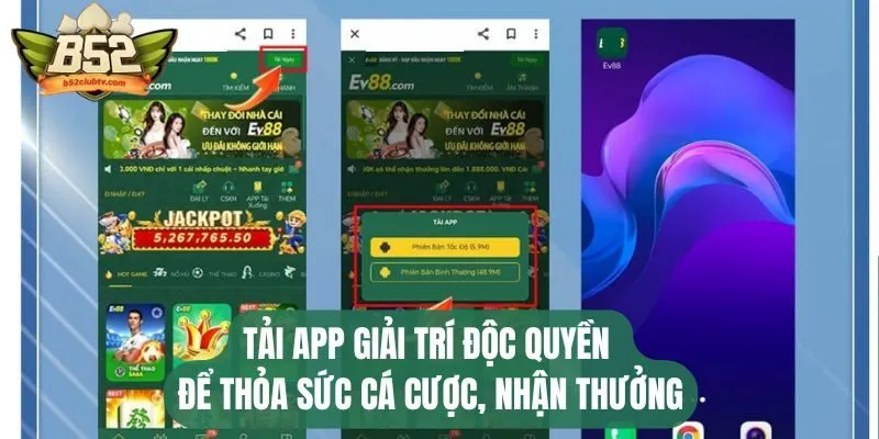 Tải app giải trí độc quyền để thỏa sức cá cược, nhận thưởng